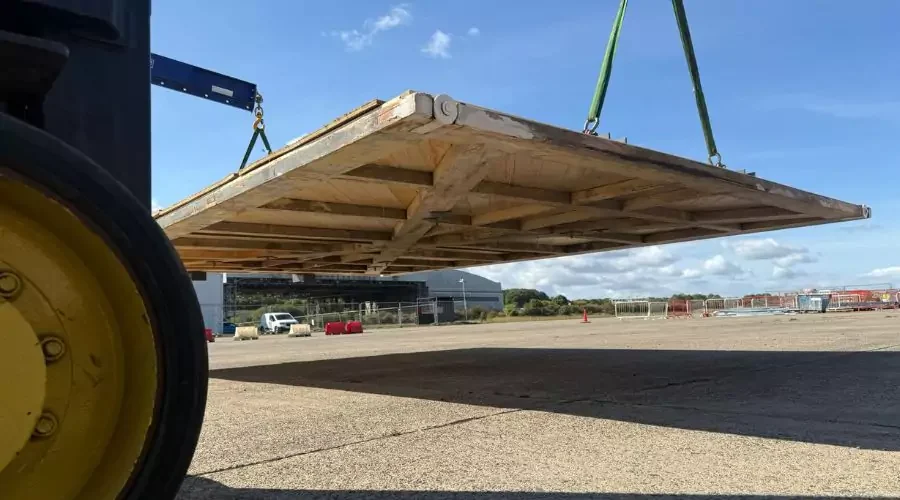 The hangar doors on former Filton airfield